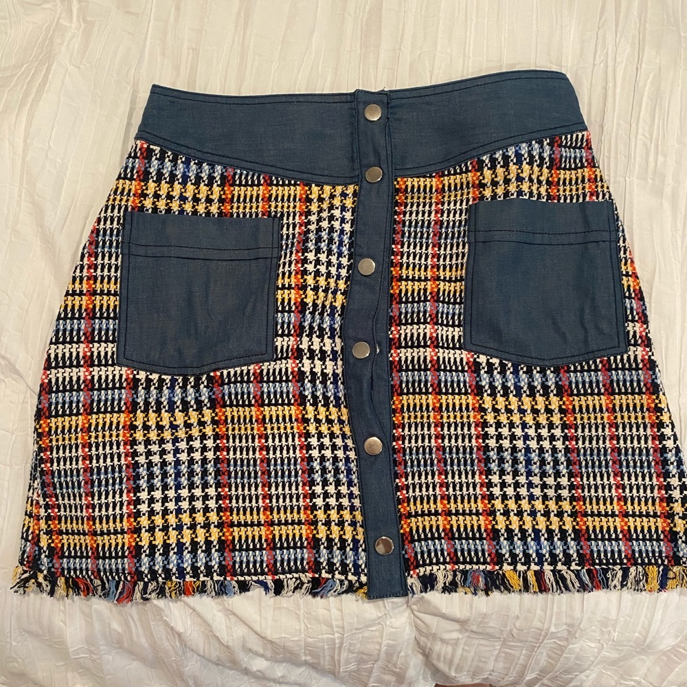 Zara tweed skirt